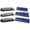 Black 1/4Inch, variant on Magnetic Socket Organizers Socket Holder 1/2 3/8 1/4Drive Holds Organizer Metric Plastic Tools Accessories Blue 1/4Inch Smile Home
