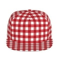 thumbnail image 2 of Easygdp Red Checkboard Baseball Cap with Adjustable Flat Suitable for Head Circumference 22.4-23.6 in, 2 of 9