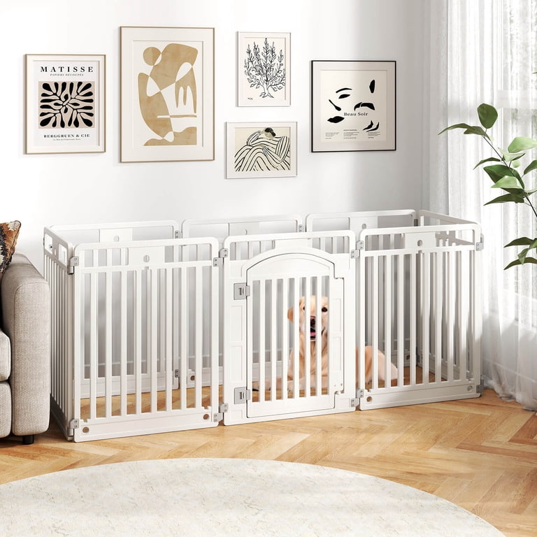 Costway, Plastic Dog Playpen, 8-Panel 32