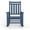 Blue, variant on Senfot Weather Resistant HDPE Outdoor Rocking Chair - High Backrest, Easy Assembly, Perfect for Garden, Lawn, Deck, and Porch White