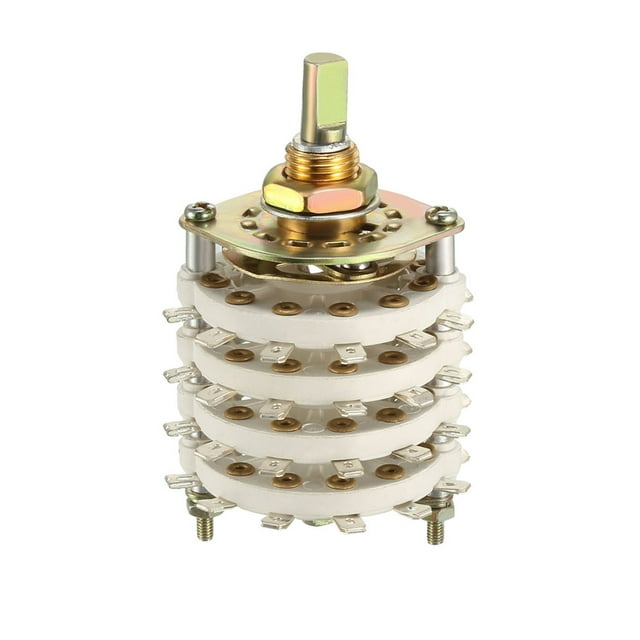 Selector rotativo de canal de banda 4P11T de 4 polos y 11 posiciones de 4 niveles