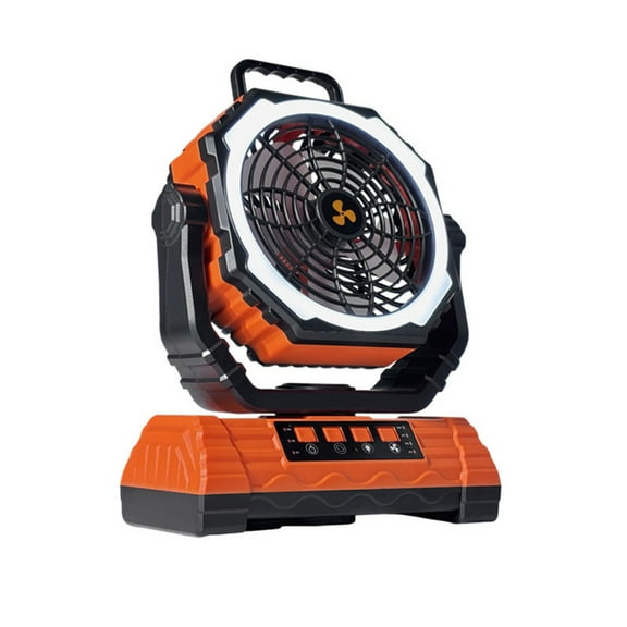 DAMIFU 20000Ma Car-Mounted Camping Fan Rechargeable Battery Lighting Function