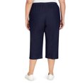 thumbnail image 2 of Alfred Dunner Womens Plus-Size Relaxed Denim Capri, 2 of 6