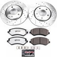 thumbnail image 3 of PowerStop Front Z36 Truck & Tow Carbon-Fiber Ceramic Brake Pad and Drilled and Slotted Rotor Kit Fits: CHRYSLER DODGE Select Models K5244-36, 3 of 9
