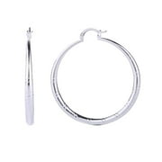 Women Fashion Hoop Earrings, Silver Ear Stud Earrings, Gift for Women, 1.58 Inch By PULMCheerger