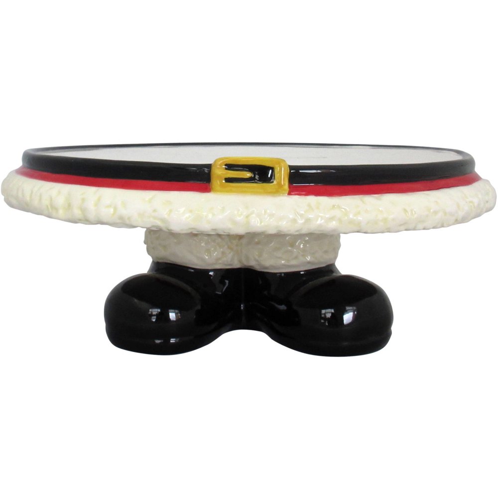 Christmas cake stand : 21 best christmas cake stand decorating ideas Holiday Time Earthenware Santa Claus Cake Stand - Walmart.com - Walmart.com