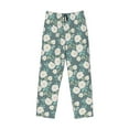 thumbnail image 4 of Goofa Flower Printed Soft Pajama Pants for Men, Wide Leg Comfy Casual Lounge Yoga Pants-XX-Large, 4 of 9