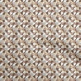 thumbnail image 1 of oneOone Cotton Poplin Brown Fabric Geometric Sewing Material Print Fabric By The Yard 42 Inch Wide, 1 of 4