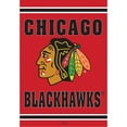 thumbnail image 2 of Chicago Blackhawks 28" x 44" Double-Sided Embossed Suede House Flag, 2 of 2