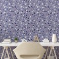 thumbnail image 3 of Ambesonne Abstract Peel & Stick Wallpaper for Home, Mineral Like Shapes Stones, 13"x36", Ceil Blue Quartz and Mauve, 3 of 6