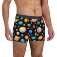 thumbnail image 4 of Salouo Planets In Deep Space Print Men's Boxer Briefs,Breathable Underwear Elastic Waistband Briefs for Men -X-Large, 4 of 8
