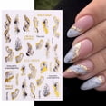 thumbnail image 3 of Pegatinas adhesivas tridimensionales para manicura 3D, diseño de ojos de mármol de Phnom Penh, uñas de amor, 3 of 5