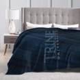 thumbnail image 4 of Trine University Logo Fleece Blanket, Very Soft Microfiber Flannel Blanket for Couch Warm and Cozy for All Seasons, 4 of 6