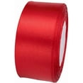 thumbnail image 1 of Ruban de 2 Pouces de Large Ruban en Soie Papillon Fait Main Ruban d'Emballage Cadeau (Rouge) 4 Pcs, 1 of 5