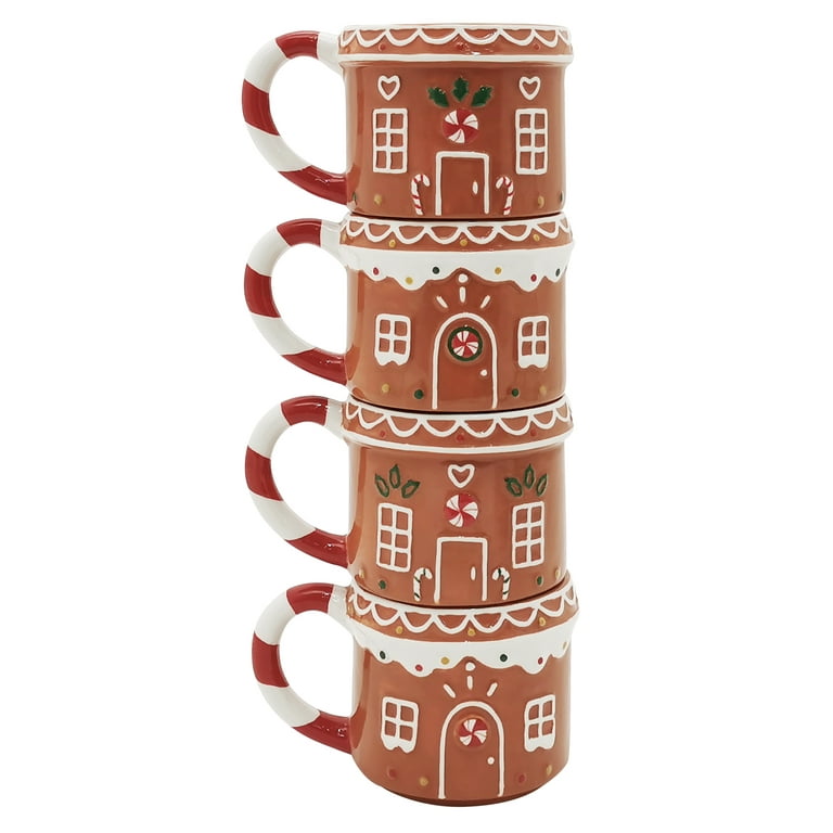 Gingerbread Mug, Holiday Tea Mug