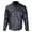 Black, variant on Men's Motorcycle Biker Riding Leather Shirt Mens Light Weight Leather Shirt For Summer Riding Black