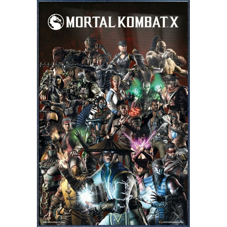 Mortal Kombat X - Gaming Poster (Characters) (Size: 24 x 36)