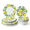 Lemon, variant on Bee Sweet 12-piece Dinnerware Set Fldesign
