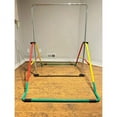 thumbnail image 3 of Height-Adjustable Kids Gymnastics Bar, Junior Training Monkey Bar, Folding Home Horizontal Kip Bar for Boys/Girls, Playground Gymnastic Equipment - Red/Yellow, 3 of 9