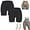 2pcs*black, variant on Viresta Shaping Shorts, Viresta High-Waist Tummy Control Shaping Shorts for Daily Wear, Yoga and Work