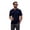 Navy, variant on GrmtClth Men's Textured Knit Henley Shirt Short Sleeve Notch Neck Casual Top Soft Breathable Daily Wear Work Hiking Outdoor Activities Tee Light Purple 3XL