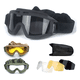 thumbnail image 3 of Gafas Tácticas Goggles estilo Militar, Gafas deportes Malubero Negro Amarillo, 3 of 5