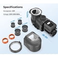 thumbnail image 3 of Smart Variable Speed Pool Pump 3.0 HP, 220-240V, In/Above Pool Pump With Filter Basket, Energy Efficient, High Flow & Self Primming, 3 of 8