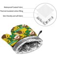 thumbnail image 5 of St Patrick''s Day Oven Mitts and Pot Holders Sets 4 pcs, Kitchen Oven Gloves Heat Resistant BBQ Gloves Non Slip for Chef, Cooking, Baking, 5 of 6