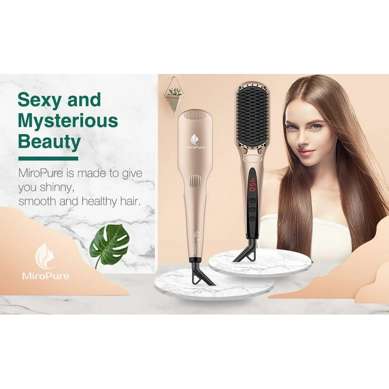 Miropure hair straightener brush warranty online