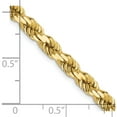 thumbnail image 5 of 14K Yellow Gold Jbsp's 4.5mm Diamond-Cut Rope Chain (22 X 4.5) Made In Peru 7008-22, 5 of 5