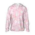 thumbnail image 2 of Lsque Easter Cute Rabbit UPF 50+ Lightweight Sun Protection Men's Women's Long Sleeve Shirt, Hoodie Performance -3X-Large, 2 of 9