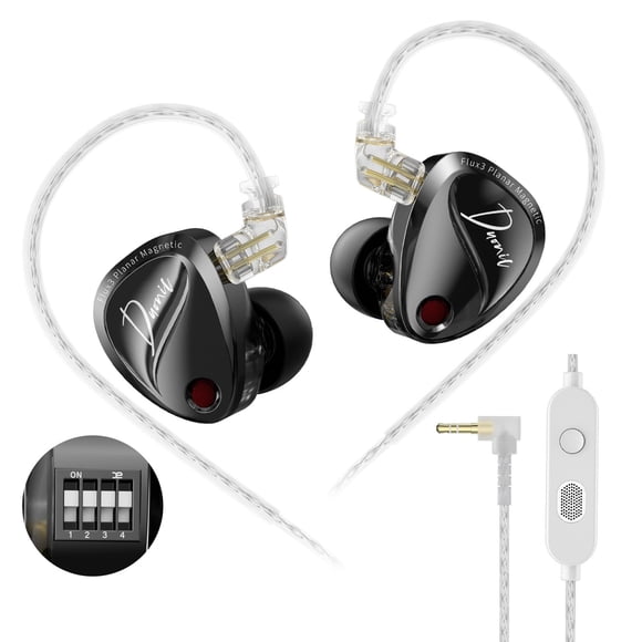 Auriculares con monitor intraural KZ Duonic Triple-Magnet Planar