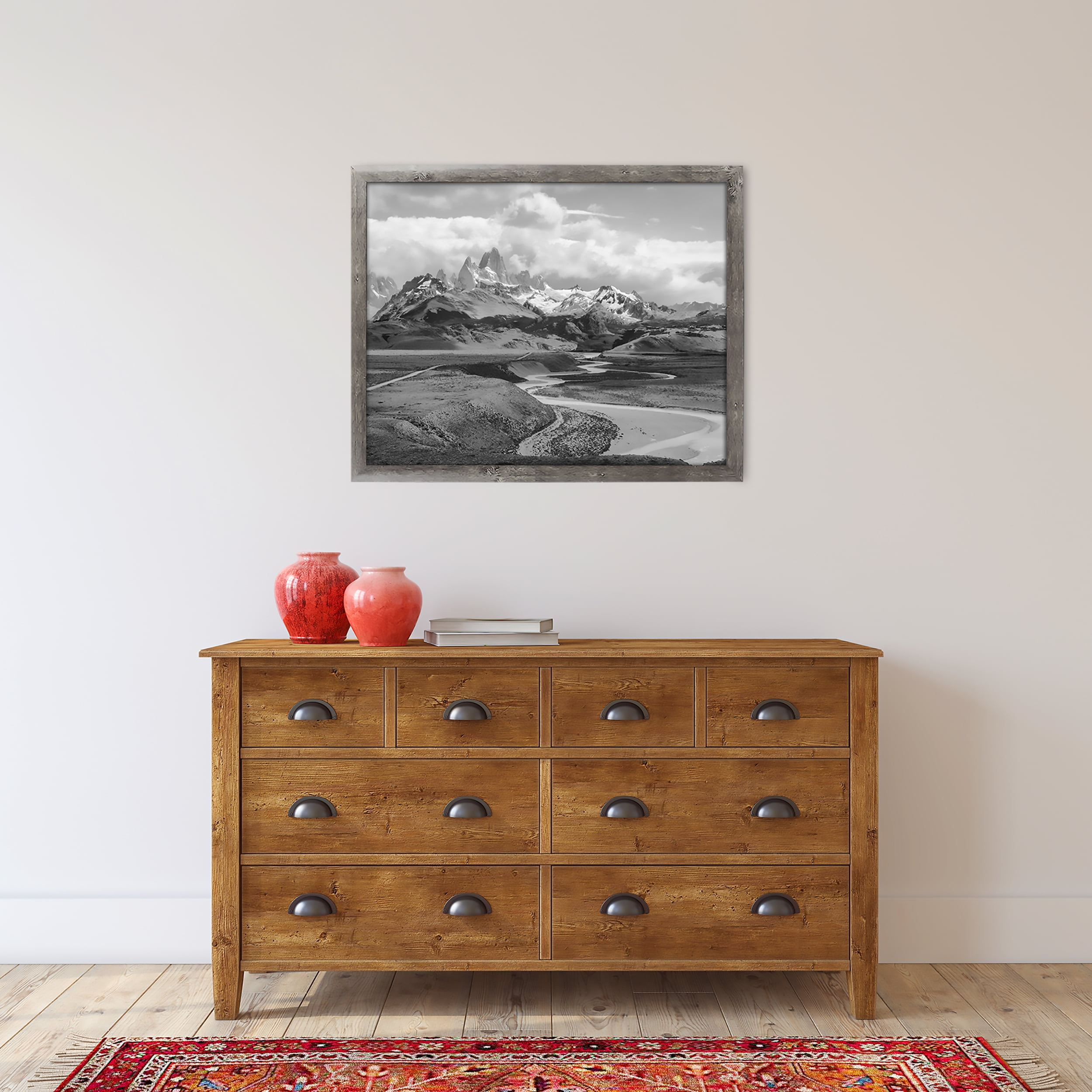 Mainstays – 24x36 Picture Frame – Rustic Gray Museum Profile Wall Photo Frame