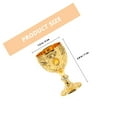 thumbnail image 2 of unbranded Vaso Dorado Con Relieve Estilo Europeo Para Bebidas Múltiples Resistente Y, 2 of 7