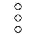 thumbnail image 3 of Platos anchos estrechos profesionales Toystoory de aleación de aluminio resistentes al desgaste 2 piezas Negro, 3 of 6