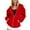 Orange, variant on Jackets for Women Women's Fall Jacket Oversized Pocket Sweatshirt Casual Drawstring Clothing Zipper Track Jacket Solid Color Long Sleeve Hooded Top Hoodies for Women Pink XL
