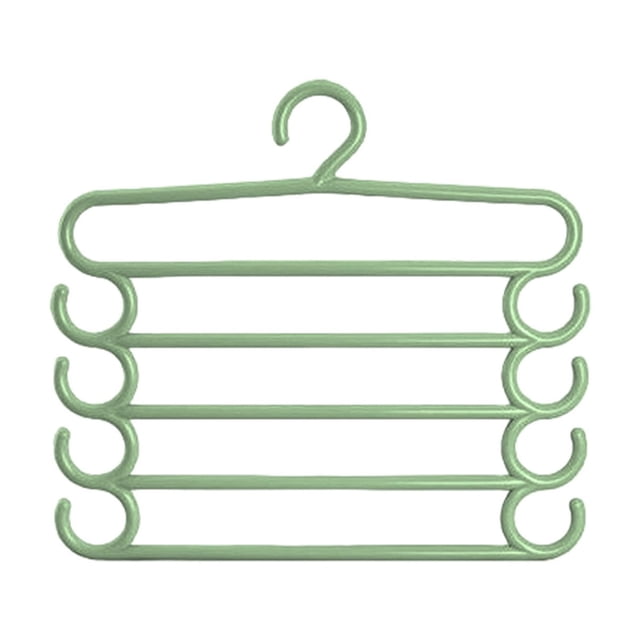 Pants Hangers with Clips,Pants Hangers Space Saving Trouser Rack 5 Tier Hanger Closet Hanging Pants Special Hanger Home Pants Clip Pants Multi Layer Multifunctional Pants Hanging Storage