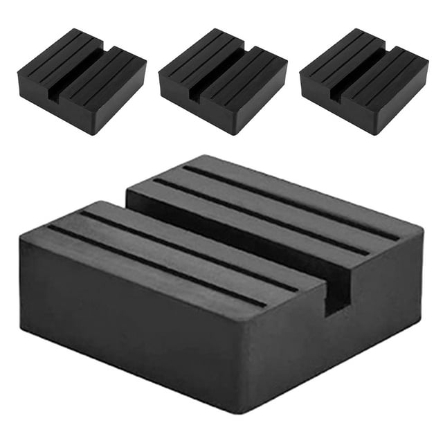 Miangastore 4pcs Jack Stand Rubber Pad Pinch Weld Jack Pad Pinch Weld Jack Adapter Floor Jack Pad Floor Jack Rubber Pad Rubber Jack Pad Jack Lift Jack Accessory