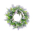 thumbnail image 3 of Suministros de decoración de guirnaldas de guirnaldas de flores de flores artificiales de 17.72 pulgadas Corona de bienvenida colgando para la ventana, 3 of 8