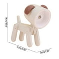 thumbnail image 3 of JilgTeok Cute Pet Night Student Dormitory Reading Mini Table Lamp Bedroom Sleep Desktop Decoration for College Dorm, 3 of 3
