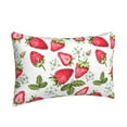 thumbnail image 2 of Fotbe Strawberry1 Pillow Cases - Envelope Closure - Luxury, Extra Soft, Cooling Pillow Covers - Wrinkle, Fade, Stain Resistant-14"x20", 2 of 9