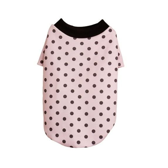 Dots Print Pet Clothes Decorating Comfortable Two-Leg - Adorable Elastic Hemming Breathable - Pet Dogs Cats T-shirt Clothes for Summer