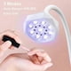 thumbnail image 3 of UV LED Nail Lamp, Rechargeable Gooseneck Flash Cure UV Gel X Light, 3 of 5