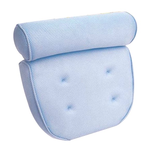 Almohada de cuello de bañera de secado rápido con ventosas Innovative Living Reposacabezas Reposacuellos 13' X 14' X 4'