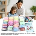 thumbnail image 4 of 36 Colours Soft Clay Set, 36 Colours Modelling Clay Set Easy To Mouldable Eco Friendly Soft Light  For Kids Presents, 4 of 8