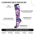 thumbnail image 2 of Sikiie Skull rainbow mushroom colorful 1 Pairs Compression Socks for Men and Women 15-20 mmHg Running Support Socks, 2 of 7