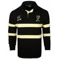 thumbnail image 3 of Malham Harp Ireland Longsleeve Striped Men's Rugby Shirt 100% Cotton, 3 of 4