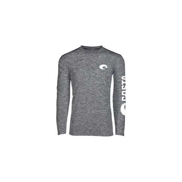 Camisa Costa Del Mar Tech Catonic de manga larga gris