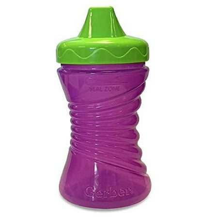 Gerber Gradates Fun Grips 10 oz Spill-Proof Cup, Assorted Colors 1 ea (Pack of