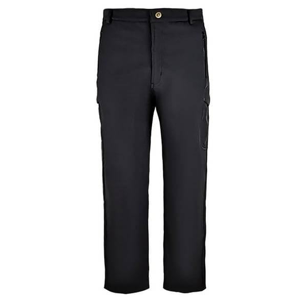Miluxas Men's Skiing Snow Pants Fleece Lined Waterproof Winter Insulated Hiking Pant for Outdoor Work Hunting Cargo Black 10(L)